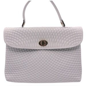 Bally Vintage White Satchel bag